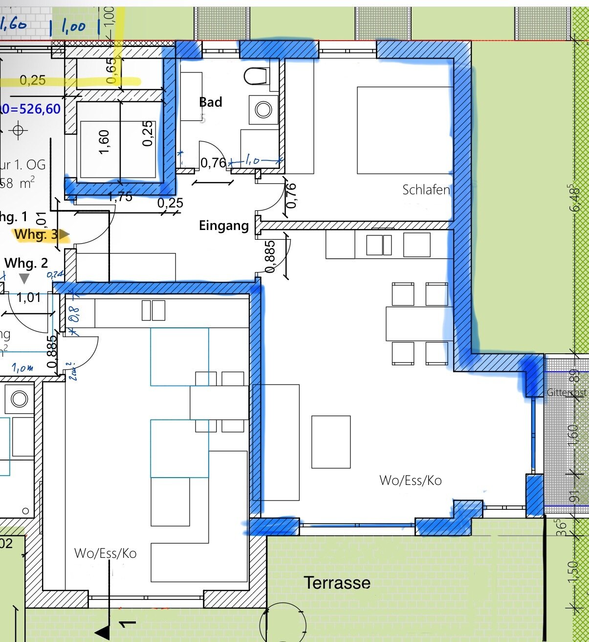 Terrassenwohnung zur Miete 1.732 € 2 Zimmer 64,4 m²<br/>Wohnfläche EG<br/>Geschoss ab sofort<br/>Verfügbarkeit Aubing-Süd München 81243