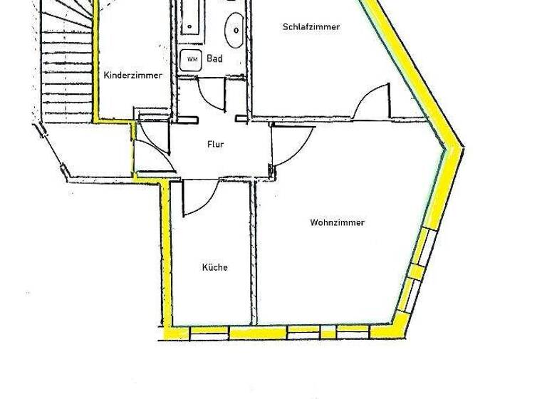 Wohnung zur Miete 295 € 3 Zimmer 62 m² 1. Geschoss frei ab sofort Rödelstraße 2 Elsterberg 07985