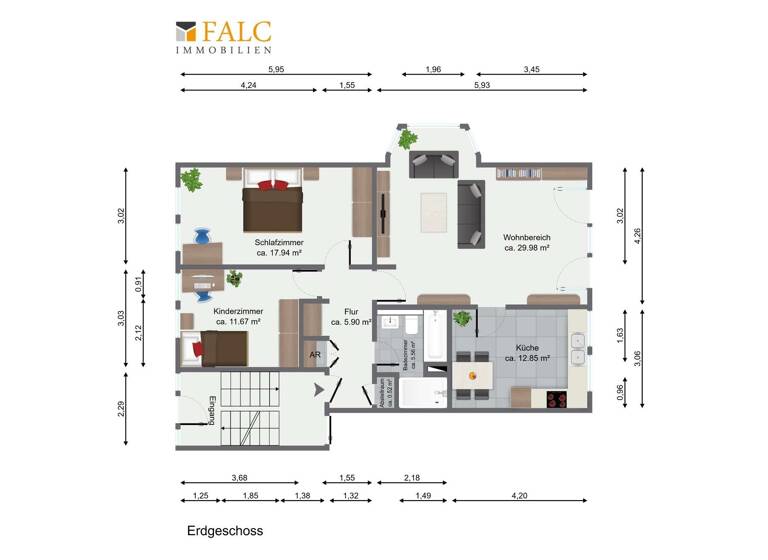Wohnung zum Kauf 258.000 € 3 Zimmer 89 m²<br/>Wohnfläche Wolperath Neunkirchen-Selscheid 53819