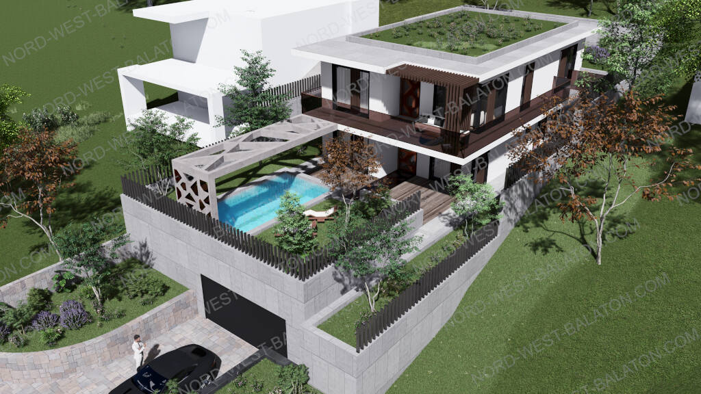 Einfamilienhaus zum Kauf - Erstbezug provisionsfrei 1.375.000 € 210 m² 640 m² Grundstück Gyenesdiás 8315