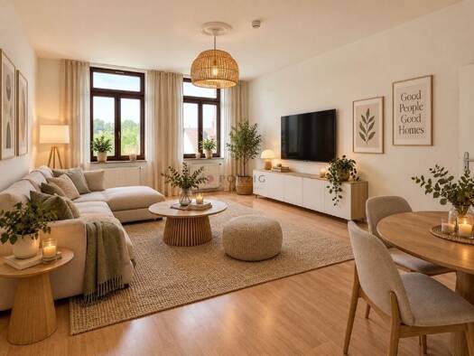 Wohnung zur Miete 385 € 2 Zimmer 64 m² 4. Geschoss Zwickauer Straße 199 Kappel Kappel 09116