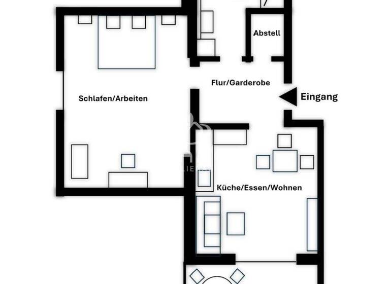 Penthouse zum Kauf provisionsfrei 429.000 € 2 Zimmer 61,2 m² Kumpfmühl-Ziegetsdorf-Neuprüll Regensburg / Ziegetsdorf 93051