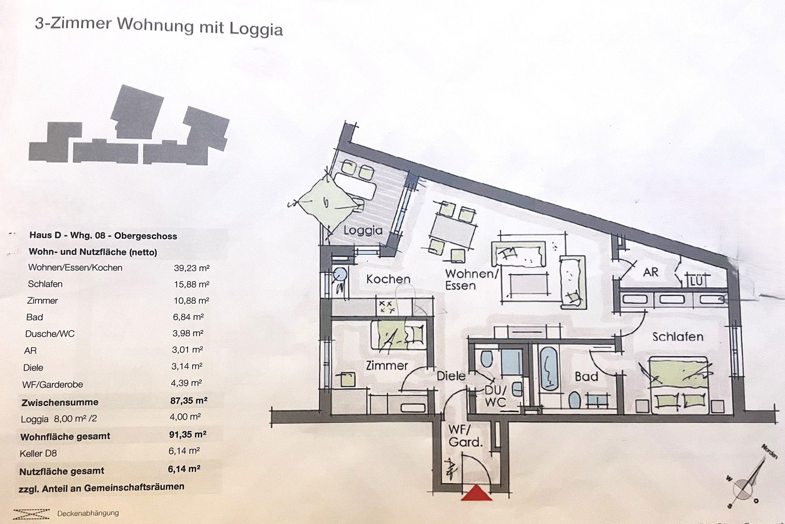 Wohnung zum Kauf provisionsfrei 475.000 € 3 Zimmer 91,4 m²<br/>Wohnfläche 1.<br/>Geschoss Frauenaurach Erlangen 91056