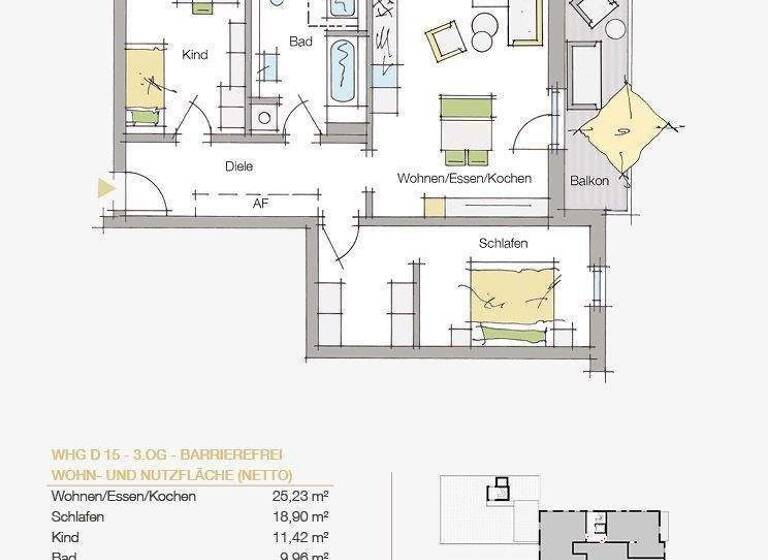Wohnung zum Kauf provisionsfrei 451.390 € 3 Zimmer 80 m² 3. Geschoss frei ab sofort Van-Gogh-Straße Herpersdorf Nürnberg 90455