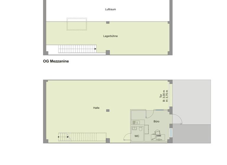 Lagerhalle zur Miete - Erstbezug provisionsfrei 1.550 € 205 m² Lagerfläche Willy-Messerschmitt-Straße 20 Paffendorf Bergheim 50126