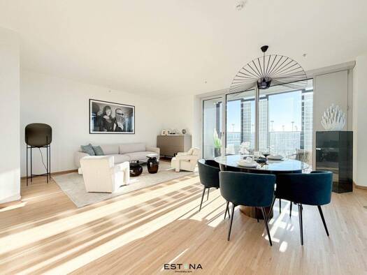 Studio zur Miete - Erstbezug 972 € 1 Zimmer 34 m² 32. Geschoss Donau-City-Straße Wien 1220