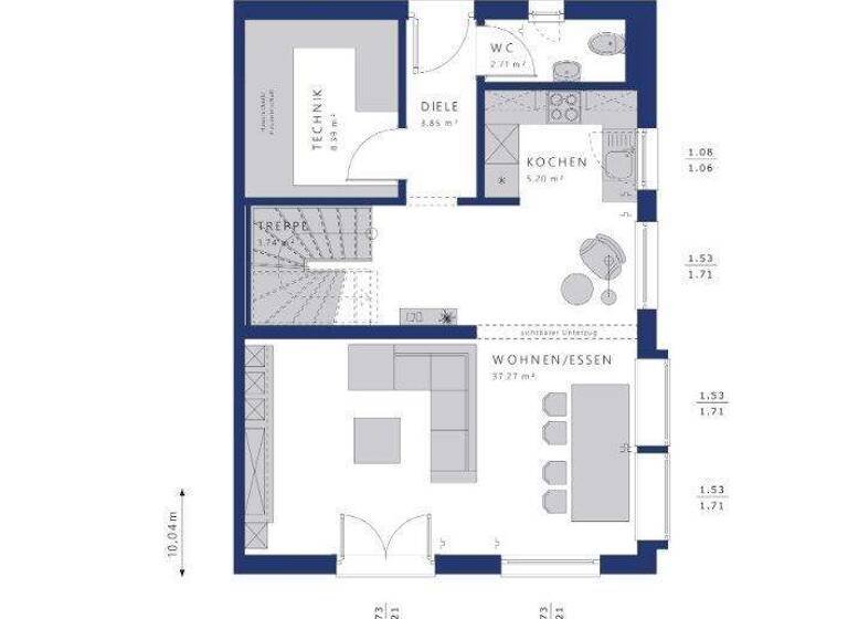 Doppelhaushälfte zum Kauf provisionsfrei 757.000 € 5 Zimmer 149,2 m² 335 m² Grundstück Schreiberstraße 12/2 Sielmingen Filderstadt 70794