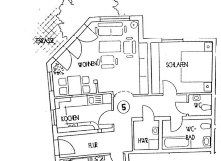 Terrassenwohnung zur Miete 516 € 3 Zimmer 86 m²<br/>Wohnfläche EG<br/>Geschoss ab sofort<br/>Verfügbarkeit Hauptstraße 15 Wutha-Farnroda Wutha-Farnroda 99848