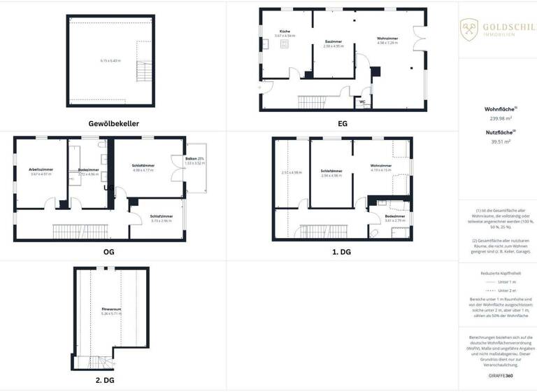 Doppelhaushälfte zum Kauf 849.500 € 9 Zimmer 240 m² 282 m² Grundstück Hochdorf 73269