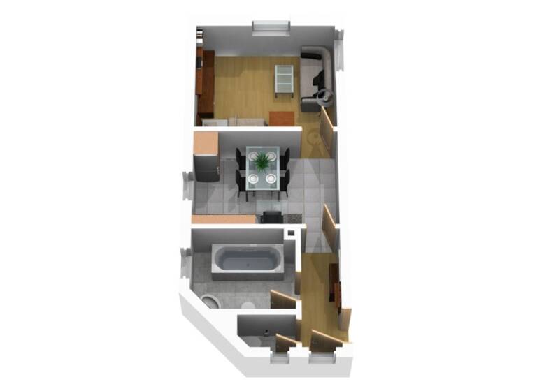 Wohnung zum Kauf 99.500 € 1 Zimmer 38 m²<br/>Wohnfläche Nordstadt Fürth 90765