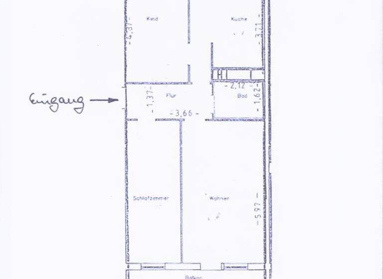 Wohnung zur Miete 420 € 3 Zimmer 70 m² EG frei ab sofort Hans- Grade Str. 86 Neu Olvenstedt Magdeburg 39130