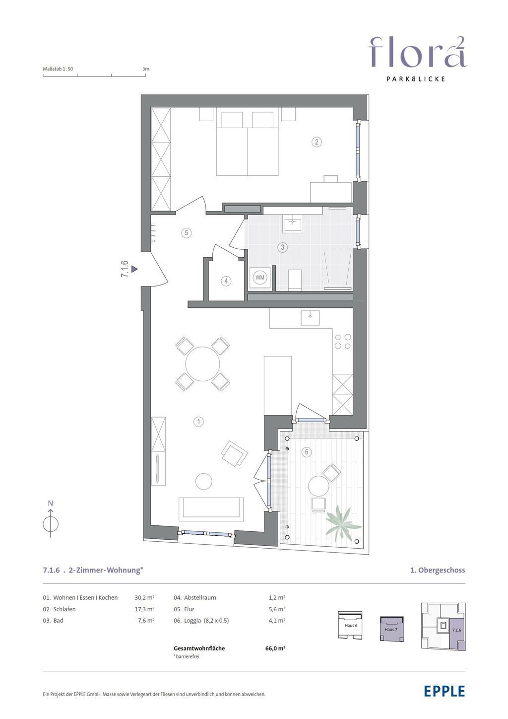 Wohnung zum Kauf provisionsfrei 469.900 € 2 Zimmer 66 m²<br/>Wohnfläche 1.<br/>Geschoss Feudenheim - Nord Mannheim 68309