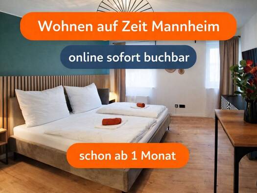 Studio zur Miete auf Zeit 1.079 € 1 Zimmer 23 m² frei ab 31.12.2027 F4 0 Mannheim 68159