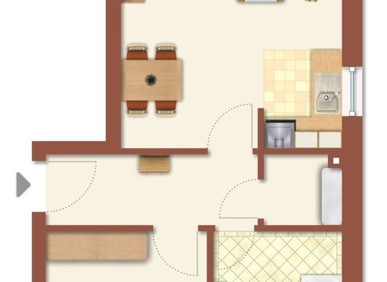 Wohnung zum Kauf 259.000 € 2 Zimmer 49,5 m² EG Am Kielortplatz 78 Harksheide Norderstedt 22850