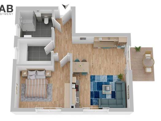 Wohnung zum Kauf - Erstbezug 339.500 € 2 Zimmer 64 m² Ofenerdiek Oldenburg 26125