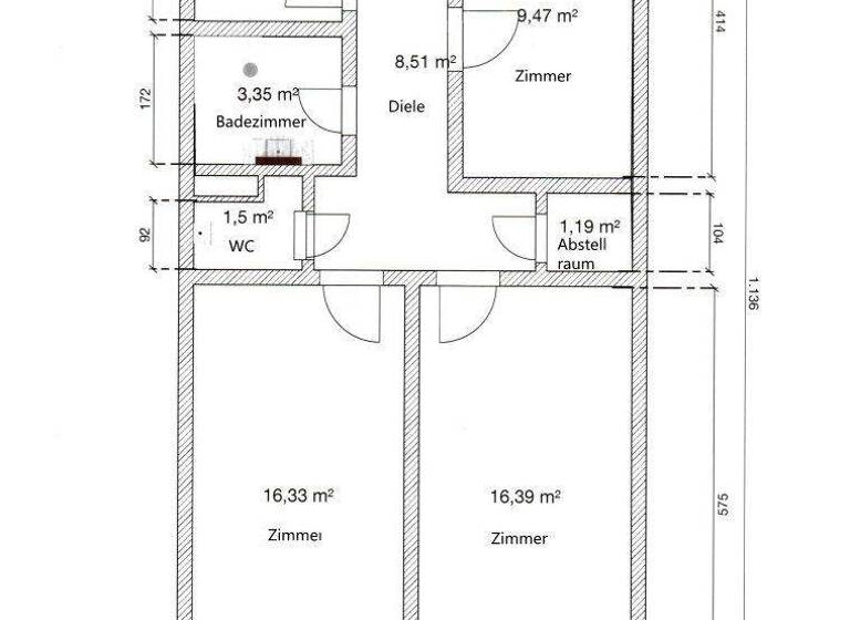 WG-Zimmer zum Kauf 149.000 € 3 Zimmer 66 m² 5. Geschoss Sankt Leonhard Graz 8010