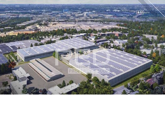 Lagerhalle zur Miete provisionsfrei 40.966 m² Lagerfläche teilbar ab 9.649 m² Essen 45329