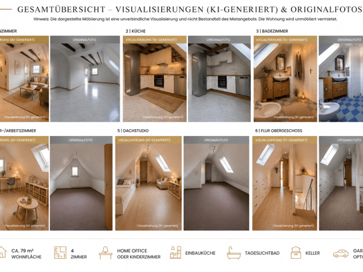 Maisonette zur Miete 750 € 4 Zimmer 79 m² Geschoss 3/4 frei ab sofort Kantstraße 35 Ebingen Albstadt 72458