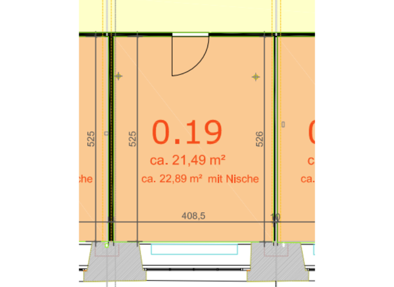 Bürofläche zur Miete provisionsfrei 313 € 1 Zimmer 23 m² Bürofläche Marie-Curie-Str. 8 Lörrach 79539