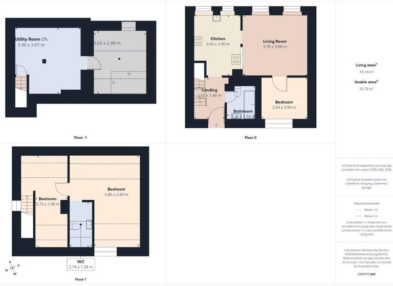 Einfamilienhaus zum Kauf 89.000 € 2 Zimmer 53 m² 600 m² Grundstück Altenwald Sulzbach 66280