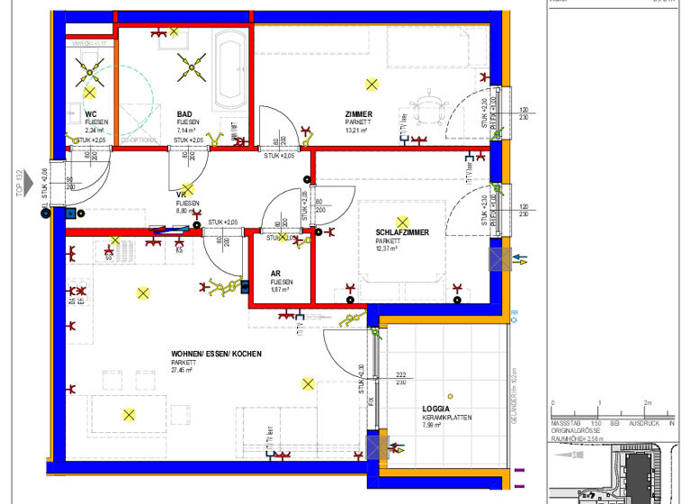 Wohnung zur Miete - Erstbezug 988 € 3 Zimmer 73,1 m² 1. Geschoss Am Dorfplatz 2 Alkoven 4072