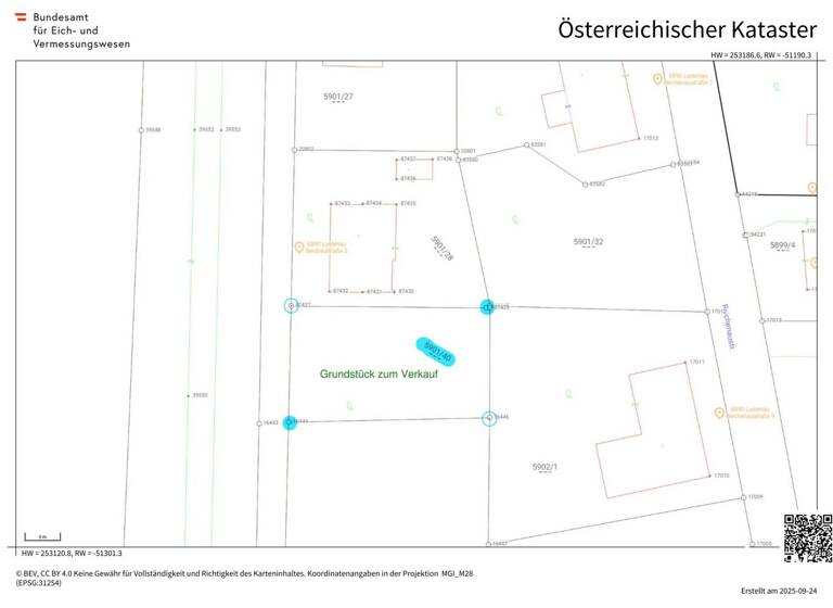 Grundstück zum Kauf 340.000 € 427 m² Grundstück Neubaustraße Lustenau 6890