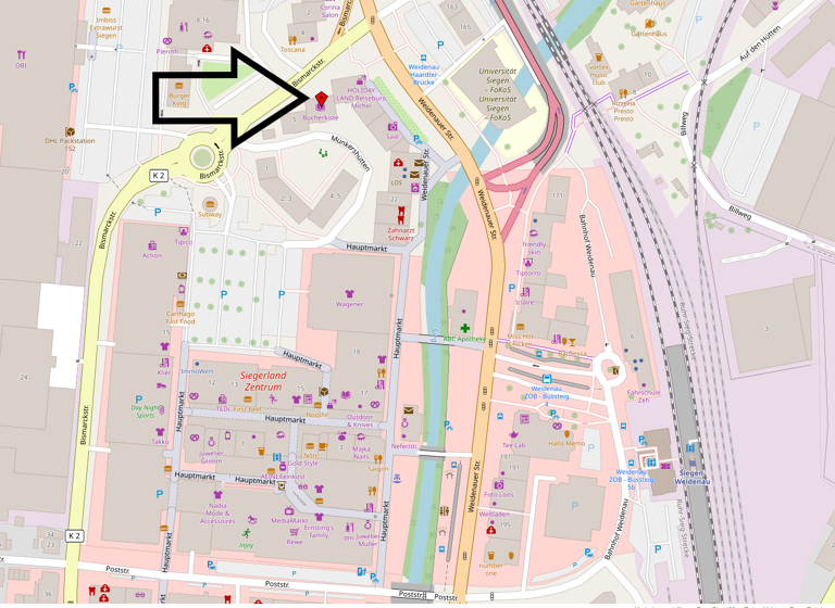 Wohnung zur Miete 433 € 2 Zimmer 62,9 m²<br/>Wohnfläche 1/5<br/>Geschoss Weidenau Siegen 57076