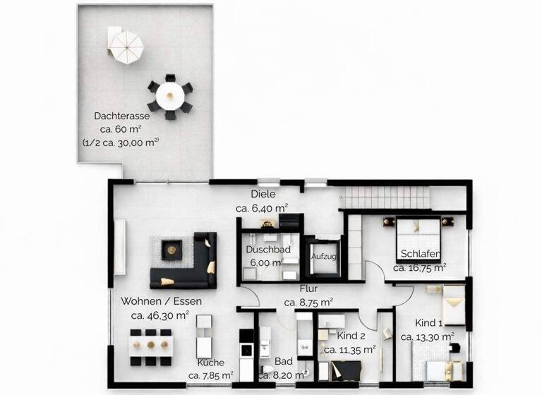 Penthouse zum Kauf 824.900 € 4 Zimmer 154,9 m² Ingolstadt 85053