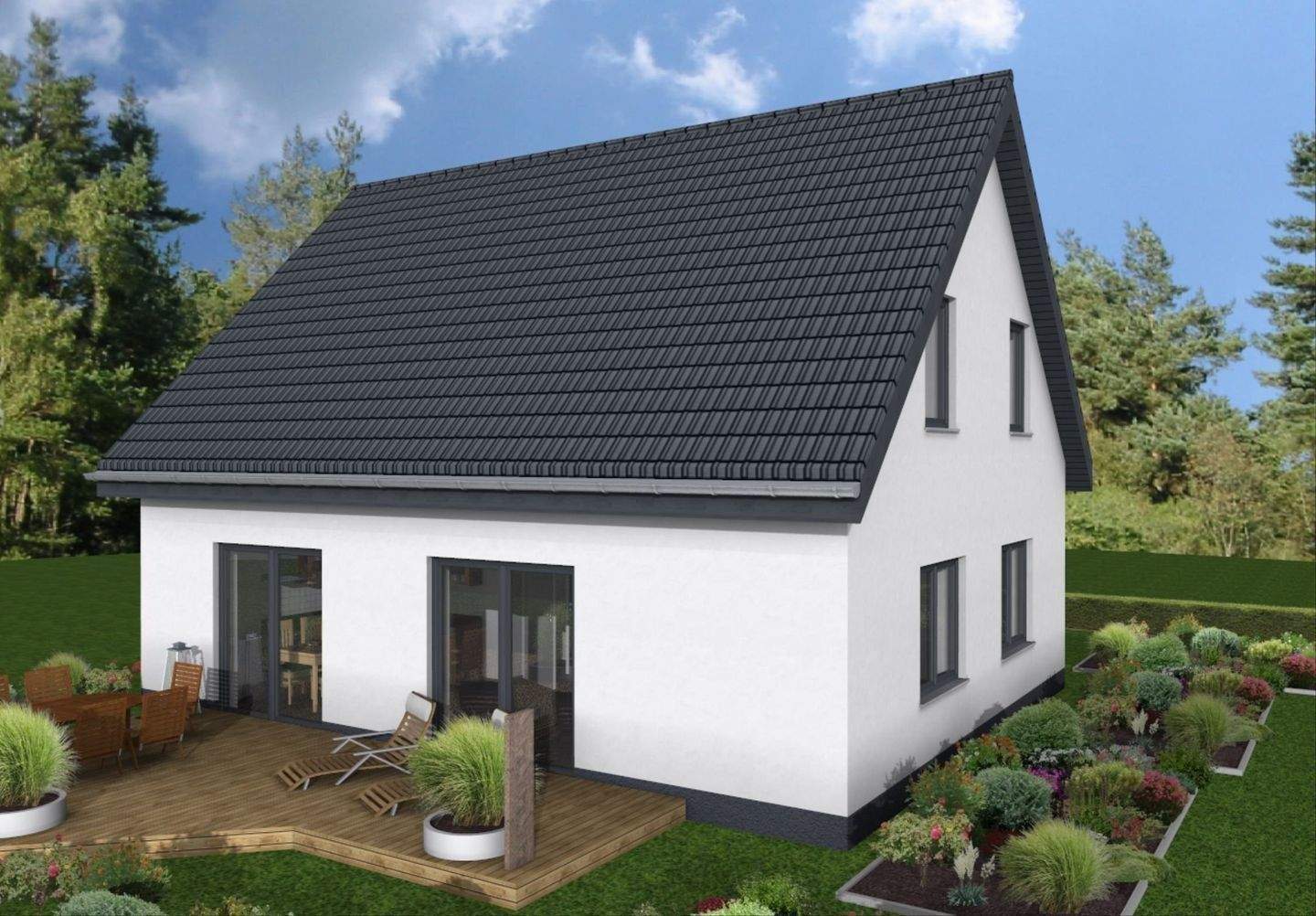 Immobilie in Niepars - +++NEUBAUPROJEKT+++ modern und hochwertig ausgestattetes Einfamilienhaus inklusive Grundstück - Bild 0