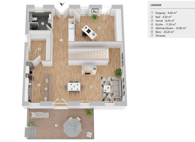 Maisonette zur Miete - Erstbezug 2.400 € 6 Zimmer 274,5 m² EG frei ab sofort Sonnenhof 1 Bad Gottleuba Bad Gottleuba-Berggießhübel 01816