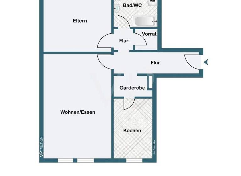 Wohnung zum Kauf 145.000 € 2 Zimmer 69,6 m² EG Metternich Koblenz 56072