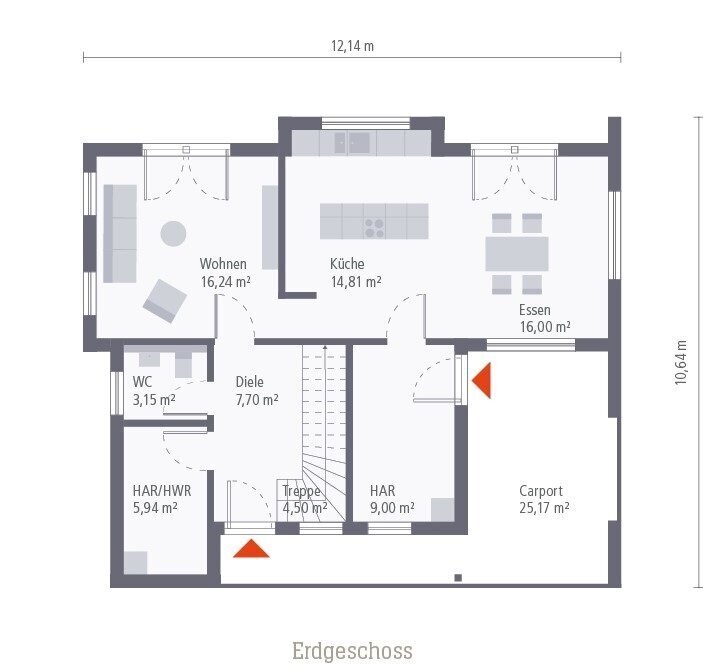 Einfamilienhaus zum Kauf 1.093.900 € 5 Zimmer 202 m²<br/>Wohnfläche 440 m²<br/>Grundstück Holzkirchen Fürstenfeldbruck 82256