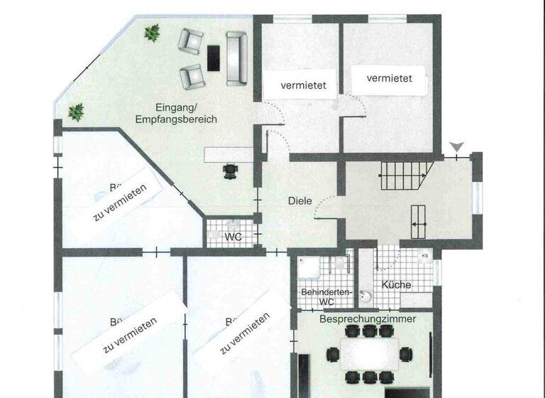 Bürofläche zur Miete provisionsfrei 1.650 € 5 Zimmer 150 m² Bürofläche Kirchzarten 79199