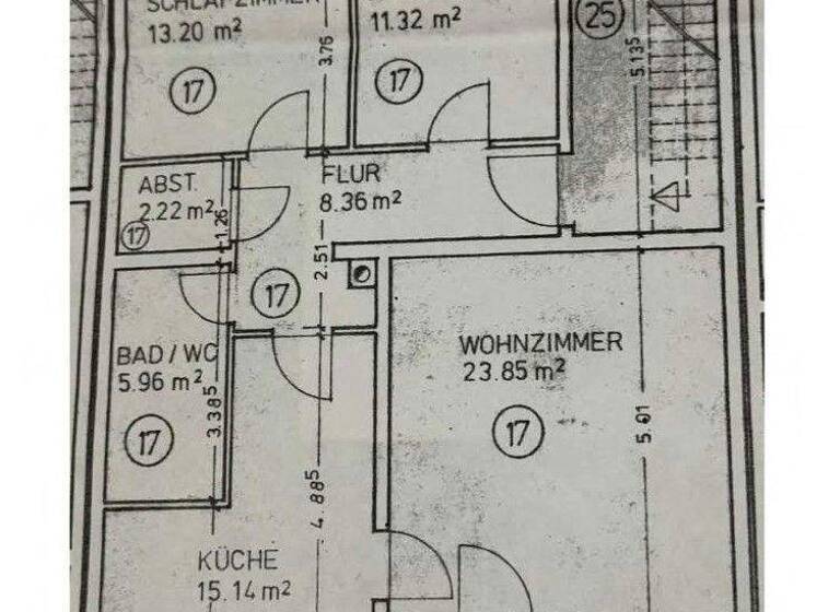 Wohnung zum Kauf provisionsfrei 99.000 € 3,5 Zimmer 79 m² 2. Geschoss Tannenweg Veringenstadt 72519