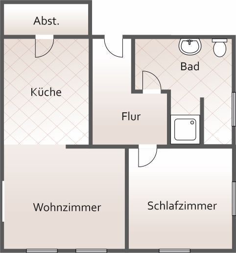 Wohnung zur Miete 620 € 2 Zimmer 61,6 m²<br/>Wohnfläche EG<br/>Geschoss Pillnitzer Landstraße 179 Loschwitz (Körnerplatz) Dresden 01326