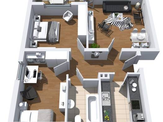 Wohnung zur Miete 509 € 3 Zimmer 64 m² EG Gneisenaustraße 45 Horsthausen Herne 44628