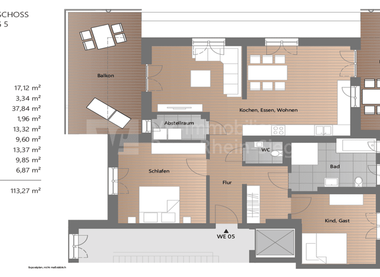 Penthouse zum Kauf - Neubau 544.000 € 3 Zimmer 113,3 m²<br/>Wohnfläche 2.<br/>Geschoss Seelscheid Neunkirchen-Seelscheid 53819