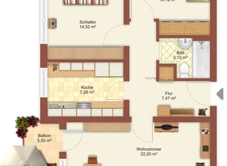 Wohnung zum Kauf provisionsfrei 465.000 € 3 Zimmer 67 m²<br/>Wohnfläche 3<br/>Geschosse Pasing-Obermenzing München 81243