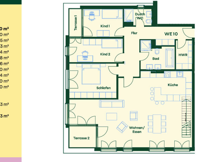 Penthouse zum Kauf - Erstbezug 1.100.000 € 4 Zimmer 160,8 m² 3. Geschoss Hielscherstr. 51 Wilhelmsruh Berlin / Wilhelmsruh 13158