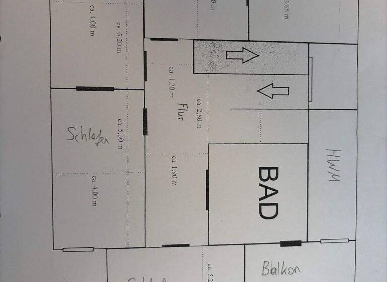 Wohnung zur Miete 500 € 4 Zimmer 155 m² 1. Geschoss frei ab sofort Hauptstraße 23 Ankum 49577