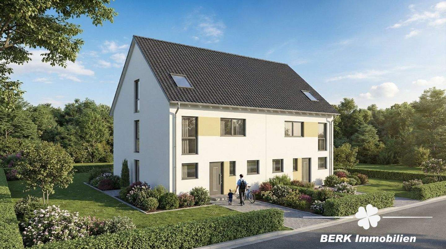 Immobilie in Sailauf - BERK Immobilien - moderne Neubau-Doppelhaushälfte in Sailauf. Ideal für Familien, mit förderfähigem KfW40-Standard - Bild 0