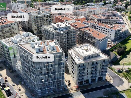 Wohnung zur Miete - Erstbezug 969 € 2 Zimmer 48,5 m² 8. Geschoss frei ab 15.10.2026 An der Schanze 25 Floridsdorf 1210