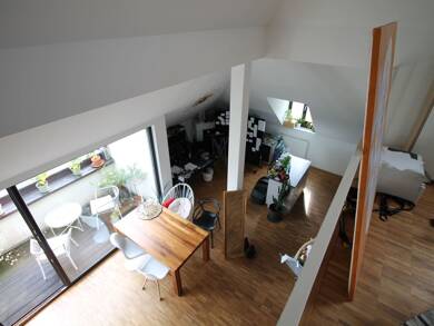 Maisonette zur Miete 1.450 € 2 Zimmer 92,5 m² Dachgeschoss, 3. Geschoss frei ab sofort Leistenstraße Nr.2 Steinbachtal Würzburg 97082