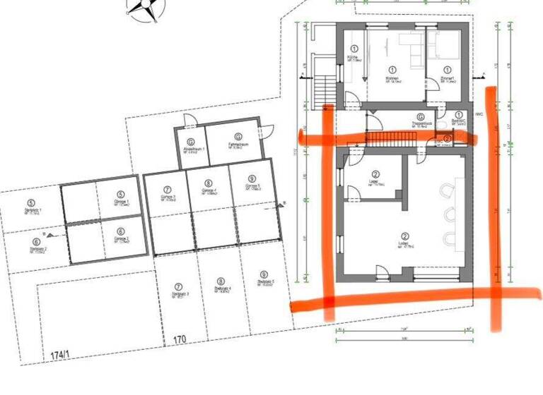 Bürogebäude zur Miete 1.290 € 2 Zimmer 60 m² Bürofläche Grenzach Grenzach-Wyhlen 79639