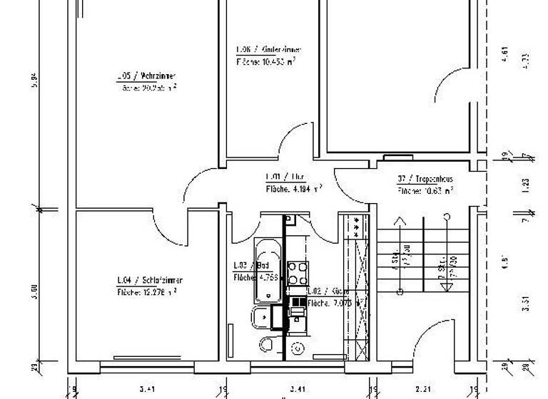 Wohnung zur Miete 390 € 3 Zimmer 60 m²<br/>Wohnfläche EG<br/>Geschoss Diesterwegring 07 Eisenhüttenstadt Eisenhüttenstadt 15890