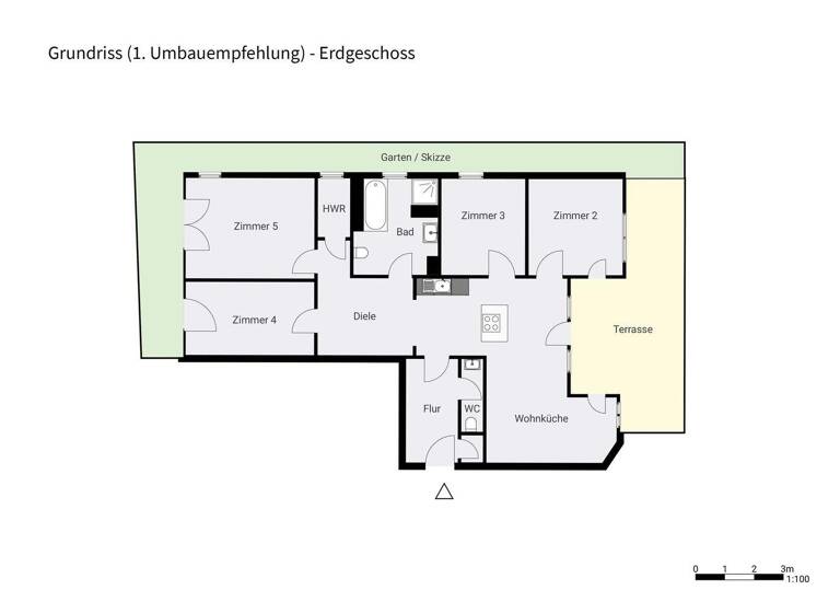 Wohnung zum Kauf 889.000 € 5 Zimmer 120 m² EG Charlottenburg Berlin 10589