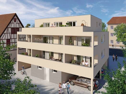 Wohnung zum Kauf provisionsfrei 264.000 € 2,5 Zimmer 59,8 m² Sedanstraße Tailfingen Albstadt 72461