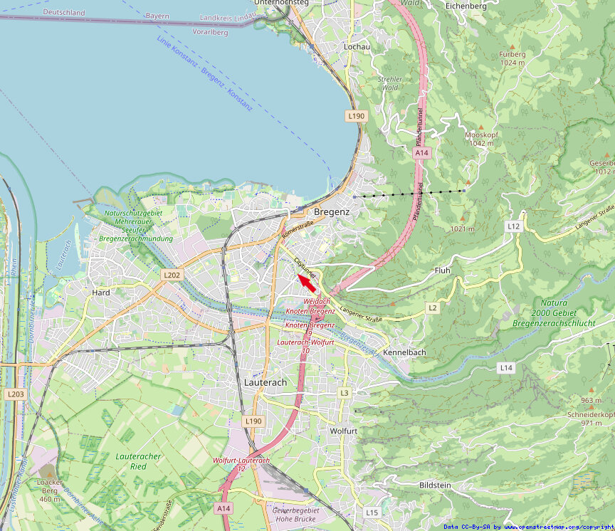 Einfamilienhaus zum Kauf 280 m²<br/>Wohnfläche 1.027 m²<br/>Grundstück Bregenz 6900