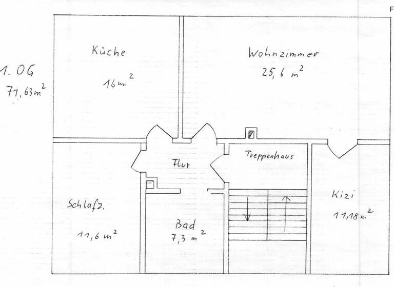 Wohnung zur Miete 400 € 3 Zimmer 72 m² Geschoss 1/2 frei ab sofort Bergstraße 57 Schmölln 04626