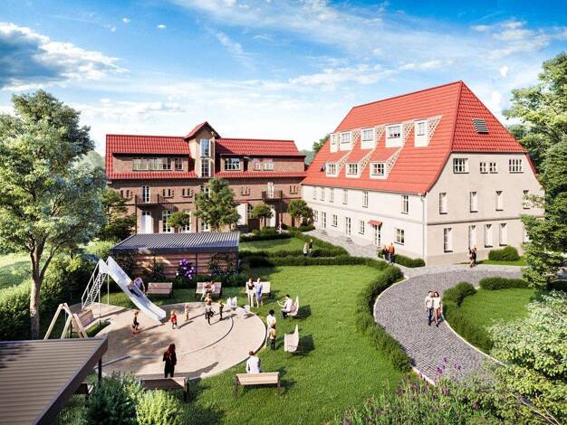 Wohnung zur Miete 699 € 3 Zimmer 64 m² Domänenstraße 6 Lettin Halle 06120